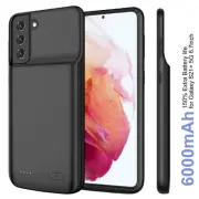 Galaxy S21+/S23+/Note20 Battery Case Power Bank Portable Charger Cover 6000mAh