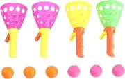 Totority Catch Ball and Girls Toys Outdoor Boys and Girls Play Equipment Throw Catch Ball Set Fun Random Color