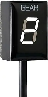 for Suzuki, for GSX1400 GSX 1400 2001 2002 2003 2004-2009 Special EFI Motorcycle Accessories 1-6 Gear Indicator Speed Display Motorcycle Gear Indicator(White)