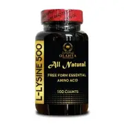 L-LYSINE 500 AMINO ACID - Collagen Support, Amino Acids, Immune System - 1Bot