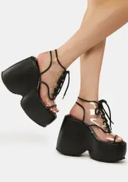 [Lemon Drop by Privileged] Saphira Platform Wedges