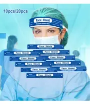 Safety Full Face Shield Clear Protector.Anti-Fog,Anti-Splash(20 Pcs)EXCELLENT!!