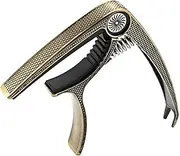 ULDIGI Metal Guitar Capo for 6-string Acoustic and Electric Guitars Easy to Use Accurate Pitch Conversion