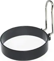 BBQ Buddy Egg Rings - BBQ Egg Mould for Hot Plate - Circular Crumpet Rings and E