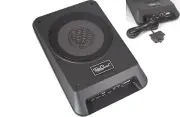 RetroSound SUB-8100 8" Amplified Subwoofer 2 3/4" Tall Ultra Compact 100W