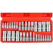 32pcs Master Hex Bit Socket Set, Allen Socket Set, 1/4'', 3/8', 1/2'' Hex Dri...
