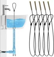 30 Inches Drain Snake Hair Clog Remover, Upgraded Anti-Break Metal Plumbing Snak