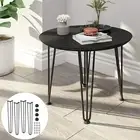 1 Set Cabinet Feet Multi-purpose Anti-deform End Table Hairpin Supportive Legs