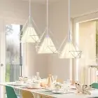 Kitchen Pendant Light White Chandelier Lighting Lobby Ceiling Lights Bar Lamp