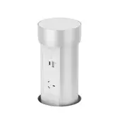 Point Pod Compact Pop Up Powerpoint with 2 x USB Silver