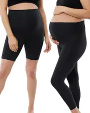 Ingrid & Isabel Active 7/8 Leggings & Active Bike Shorts, Set of 2