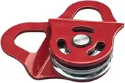 Generic 6 Ton Snatch Block for Towing and Recovery in Outdoor and Marine Settings, Red