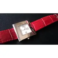 在飛比找蝦皮購物優惠-手錶 FOLLI FOLLIE 女錶 紅色 真皮腕錶 皮帶錶