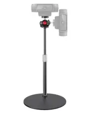 Webcam Stand for Desk, with 360 Ballhead, Heavy Base Height Adjustable Tripod...