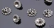 20 Silver Plated Bali Style Cone Beadcap Bead Caps 8MM