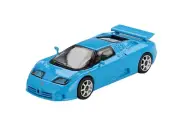 TSM Mini GT 890 Bugatti EB110 Super Sports Blue Bugatti LHD 1:64
