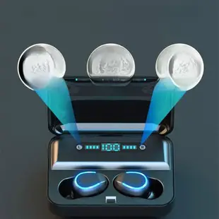 真無線雙耳藍牙耳機微小型立體音樂自帶充電盒運動音樂一對好藍牙