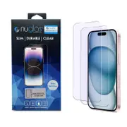 2x Screen Protector Nuglas Anti Blue UV Tempered Glass For iPhone 16 Pro