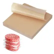 250 Pcs Parchment Paper Baking Sheets Squares, 4" Non Stick Paper, Wood Color