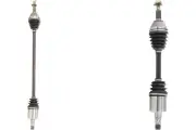 Front PAIR TrakMotive CV Axle Shaft for 2005-2006 Pontiac Pursuit (36366)