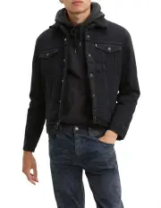[Levi's] Sherpa Trucker Jacket in Black