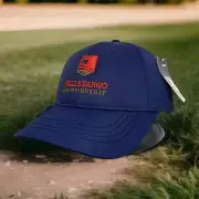 Wells Fargo Championship Blue Adjustable One Size Golf Hat New Cap With Tags