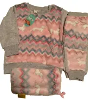 BNWT PETER ALEXANDER BABY FLUFFY PENNY PYJAMA SET SIZE 6-12mths