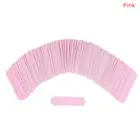 100Pcs Mini Nail Files Nail Disposable Cuticle Remover Buffers Nail Art To-qk