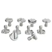 1/4"-20 D-Ring Stainless Steel Mounting Fixing Screw for Tripod Monopod Quick...