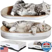 miwoowim 3PCS 23.6 Inch Extra Large Cat Scratcher Bed,Big Cats Box with Corru