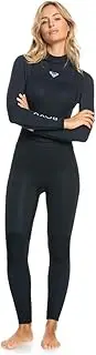 [Roxy] Womens Prologue 5/4/3mm Back Zip Wetsuit - Black - Lightweight - Fabrics: FREEMAX Neoprene at Body & Legs