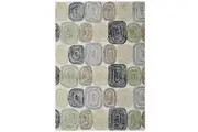 Designer Handmade Wool Rug-Brook 6366-Ivory Multi