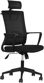 Stable Ergonomic Office Chair with PU Covered Mute Wheel，Household to Work in an Computer Chair，Comfortable Lumbar Support Desk Chair Mobile