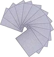 SHOWERORO 12pcs Striped Cloth Napkins Soft Absorbent for Dining Table Decoration Chic Nordic Design for Parties Holiday Gatherings Washable Reusable Cloth Napkin