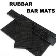 BAR MAT - Runner Non-Slip Bar Cave Beer Spill Perfect Mat Rubber Club Barware