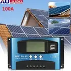 100A 12V/24V MPPT Solar Panel Regulator Charge Controller Dual USB Auto LCD