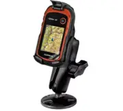 RAM Flat Surface Mount with Custom Cradle for Garmin eTrex 10, 20, 30