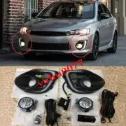 For Mitsubishi 2016-2017 Lancer LED DRL Daytime Running Lights+Halogen Fog lamp