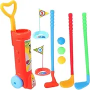 Abaodam 1Set Golf for Fun Outdoor Indoor Garden Game Complete Golf Clubs Kit for Educational to Enhance Hand Eye Coordination for Boys
