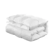Giselle Bedding SUPER KING Size Bed Quilt 700GSM Duck Down Feather Doona Duvet