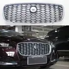 Front Grille Upper Mesh Radiator fits for Jaguar XF 2016-2019 Chrome Grill