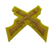 Mess Kit Badge Skill at Arms British Cavalry Military Hand Embroidered Patch