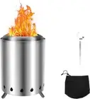 Smokeless Tabletop Fire Pit 8.3 x 5.9 in, Mini Table Top Firepit for Patio…………