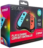 STEALTH Light-Up Play & Charge Comfort Controller Compatible with Switch Joy Controllers