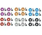 12mm Alloy Rc Car Hex Wheel Hub For Losi Ten Baja Rey Rock Rey Tenacity