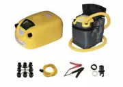 LCD 80KPA 12V DC Rubber Inflatable Boat High Pressure Electric Air Pump GP80D