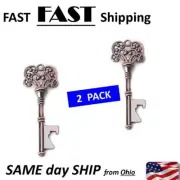 Vintage Skeleton Key Bottle Opener - 2 PACK