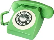 TelPal Corded Retro Phone, Vintage Old Phones, Classic 1930's Antique Landline Phones for Home & Office Decor, Novelty Hotel Telephone with Redial