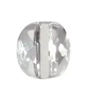 BrilliantCut 15/32" (12Mm) Clear Faceted Crystal Bead