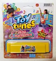 Kid's Musical Play Harmonica Unisex Yellow Toy Tunes Ages 4 Years +Easy to Play